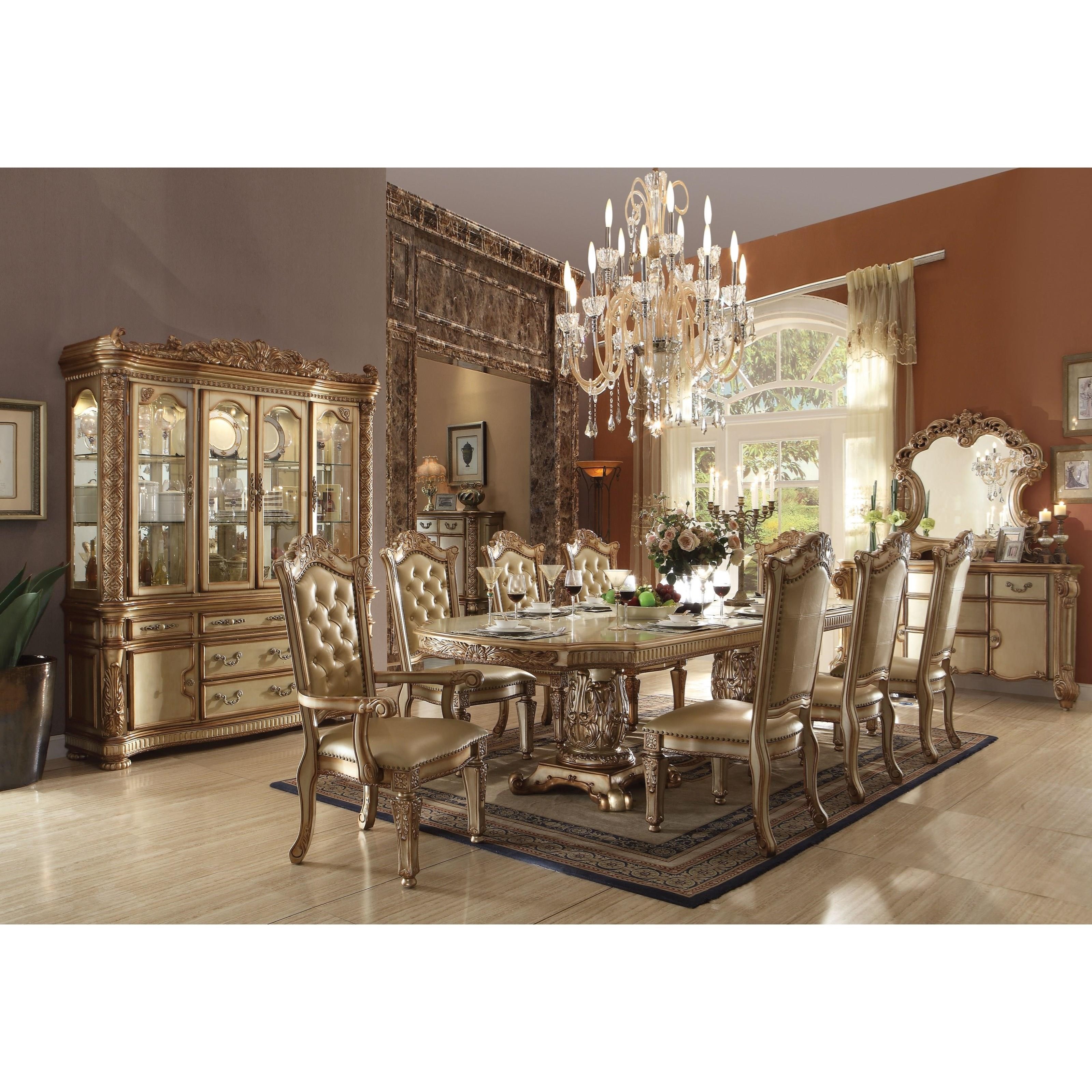 Acme Furniture Vendome 63000 Traditional Formal Dining Table